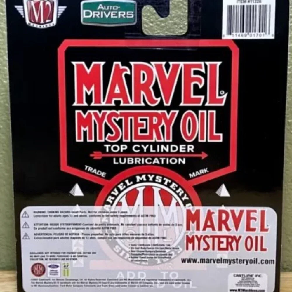 M2 Machines 1956 Ford-100 Truck Marvel Mystery Oil Top Cylinder Lubricant Themed